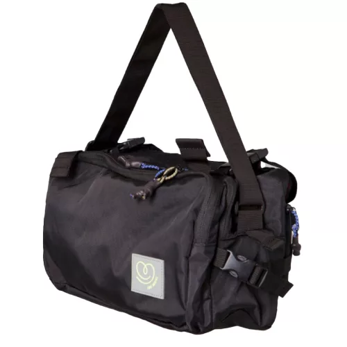CaravanBag black - pelenkázós táska hordozós takaróval, vízhatlan tárolóval - LoveRadius 