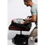 CaravanBag black - pelenkázós táska hordozós takaróval, vízhatlan tárolóval - LoveRadius 