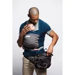 CaravanBag black - pelenkázós táska hordozós takaróval, vízhatlan tárolóval - LoveRadius 