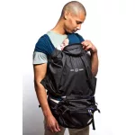 CaravanBag black - pelenkázós táska hordozós takaróval, vízhatlan tárolóval - LoveRadius 