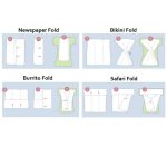 Xkko prefold pamutpelenka - Fehér (6 db)