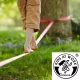 Slackline egyensúlyozó heveder spaniferrel - 17,5 m