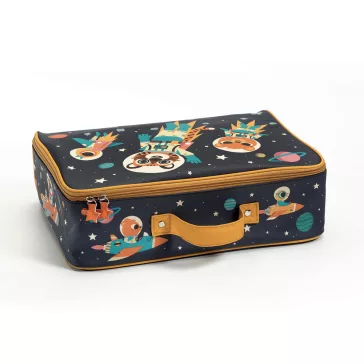 Kis textil bőrönd - Űrutazás - Space suitcase
