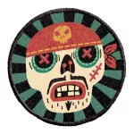 Djeco: Little Big room Tolltartó két rekesszel - Koponya - Skull pencil case
