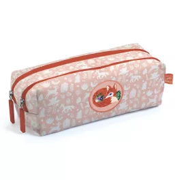   Djeco: Little Big room Tolltartó két rekesszel - Róka - Fox pencil case