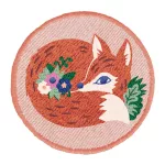 Djeco: Little Big room Tolltartó két rekesszel - Róka - Fox pencil case