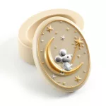 DjecoTejfogtartó doboz - Pasztell színekben - Pastel toothbox