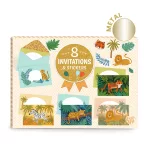 Meghívó készlet - Dzsungel parti - Jungle animals