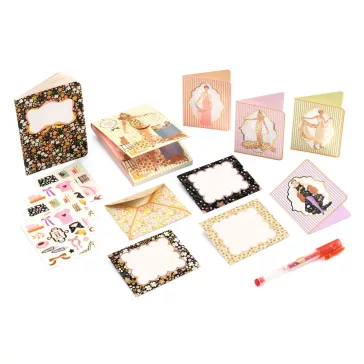   Irodaszeres bőrönd - Tina kisbőröndje - Tinou stationery case