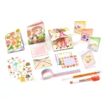Djeco - Irodaszeres bőrönd - Tina kisszekrénye - Tinou stationery cabinet