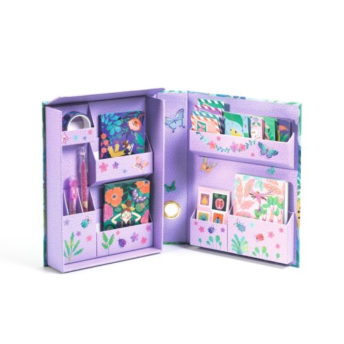Djeco - Irodaszeres bőrönd - Marcsi kisszekrénye - Marie stationery cabinet