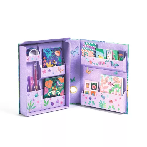 Djeco - Irodaszeres bőrönd - Marcsi kisszekrénye - Marie stationery cabinet