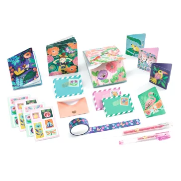   Djeco - Irodaszeres bőrönd - Marcsi kisszekrénye - Marie stationery cabinet
