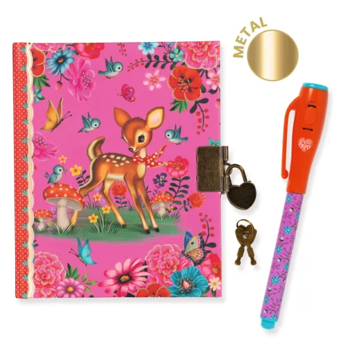 Djeco Titkos napló varázstollal - Fiona little secret notebook