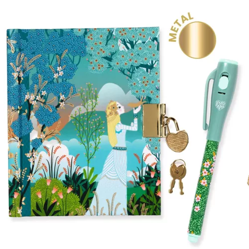 Djeco Titkos napló varázstollal - Charlotte little secret notebook - magic marker
