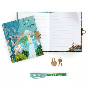   Djeco Titkos napló varázstollal - Charlotte little secret notebook - magic marker