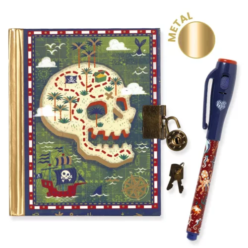 Djeco Titkos napló varázstollal - Steve little secret notebook