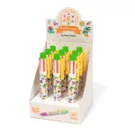 Djeco - Hatszínű golyóstoll - Fluoreszkáló színek - Rainbow pen Sarah