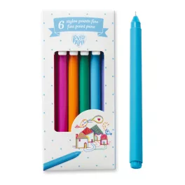   Djeco - Zseléstoll készlet - 6 szín, 0,7 mm vonalvastagság