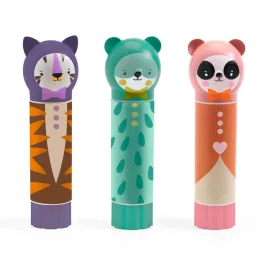   Djeco: Design by Ragasztó stift - Állatfigurás - Glue sticks