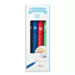Djeco - Radírozható tollkészlet - 4 színű - 4 Classic erasable pens
