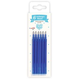   Djeco - Tollbetét - Kék, 6 db-os - Set of 6 blue refills - medium point