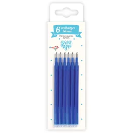   Djeco - Tollbetét - Kék, 6 db-os - Set of 6 blue refills - medium point
