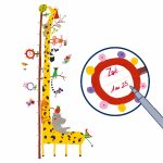 Djeco: Little Big room Magasságmérő falmatrica - Amazonas állatai - Friends of the Amazon