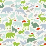 Djeco: Little Big room Dekortapéta - Kis barátok - Little friends