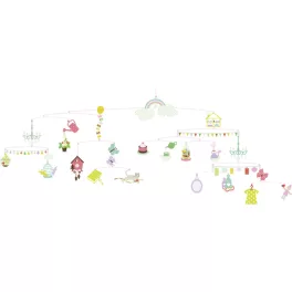   Djeco: Little Big room Szélmobil függődísz - Zoe szobája - Zoe's bedroom