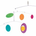 Djeco: Little Big room Szélmobil függődísz - Konfetti - Confetti