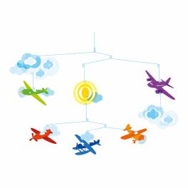   Djeco: Little Big room Szélmobil függődísz - Repülés - Flight