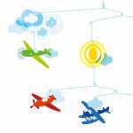 Djeco: Little Big room Szélmobil függődísz - Repülés - Flight