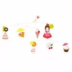 Djeco: Little Big room Szélmobil függődísz - Édességek - Sweets