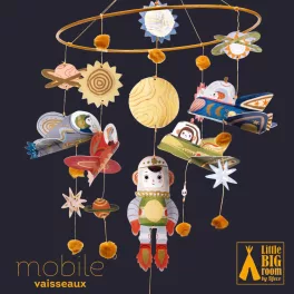   Djeco: Little Big room Szélmobil föggődísz - Űrutazás - Spaceships