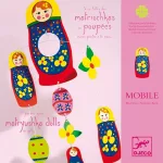 Djeco: Little Big room Szélmobil függődísz - Matrjoska babák - Matriuschka Dolls