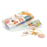 Djeco: Little Big room Szélmobil függődísz - Állatkölykök - Baby animals
