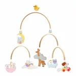 Djeco: Little Big room Szélmobil függődísz - Állatkölykök - Baby animals