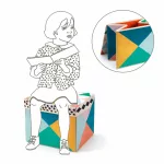 Djeco: Little Big room Játéktároló ülőke - Helyes doboz - Seat toy box