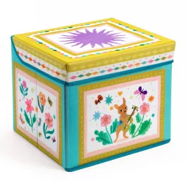   Djeco: Little Big room Játéktároló ülőke - Tavaszi hangulat - Caravan