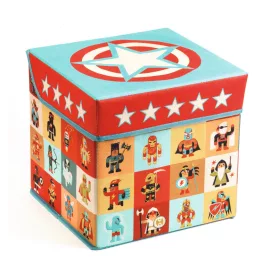   Djeco: Little Big room Játéktároló ülőke - Csillagok - Stars