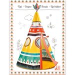 Djeco: Little Big room Djeco sátrak - Indiánsátor - Teepee