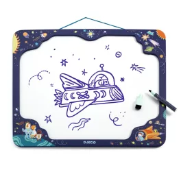   Djeco: Little Big room Mágnestábla - Űrhajós illusztációval - Space board