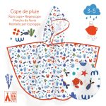 Djeco: Little Big room Esőköpeny - Óceán - Ocean