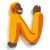 Djeco: Little Big room Dekorbetű - N - Animals