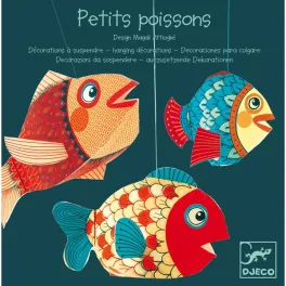   Djeco: Little Big room 3D-s függödísz - Halak - Little fishes