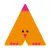 Djeco: Little Big room Állatdekor betű - A - Graphic animal letter