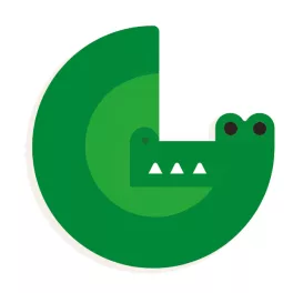   Djeco: Little Big room Állatdekor betű - G - Graphic animal letter