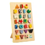 Djeco: Little Big room Állatdekor betű - I - Graphic animal letter