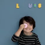 Djeco: Little Big room Állatdekor betű - I - Graphic animal letter